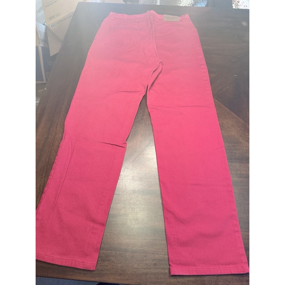 Lauren Ralph Lauren Red Jeans cotton stretch size 10 - Picture 5 of 5